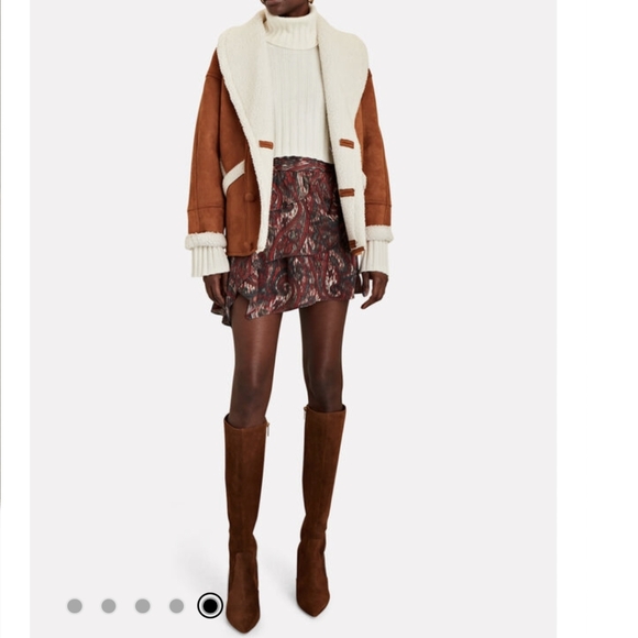 L'AGENCE LENA II TALL LEATHER/SUEDE BOOTS - Picture 3 of 13